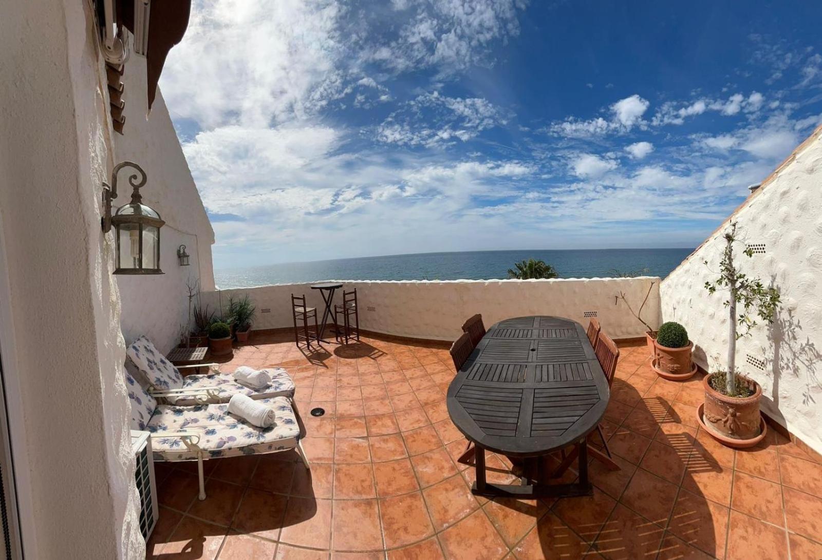Atico Sobre El Mar Apartment Benajarafe Exterior foto