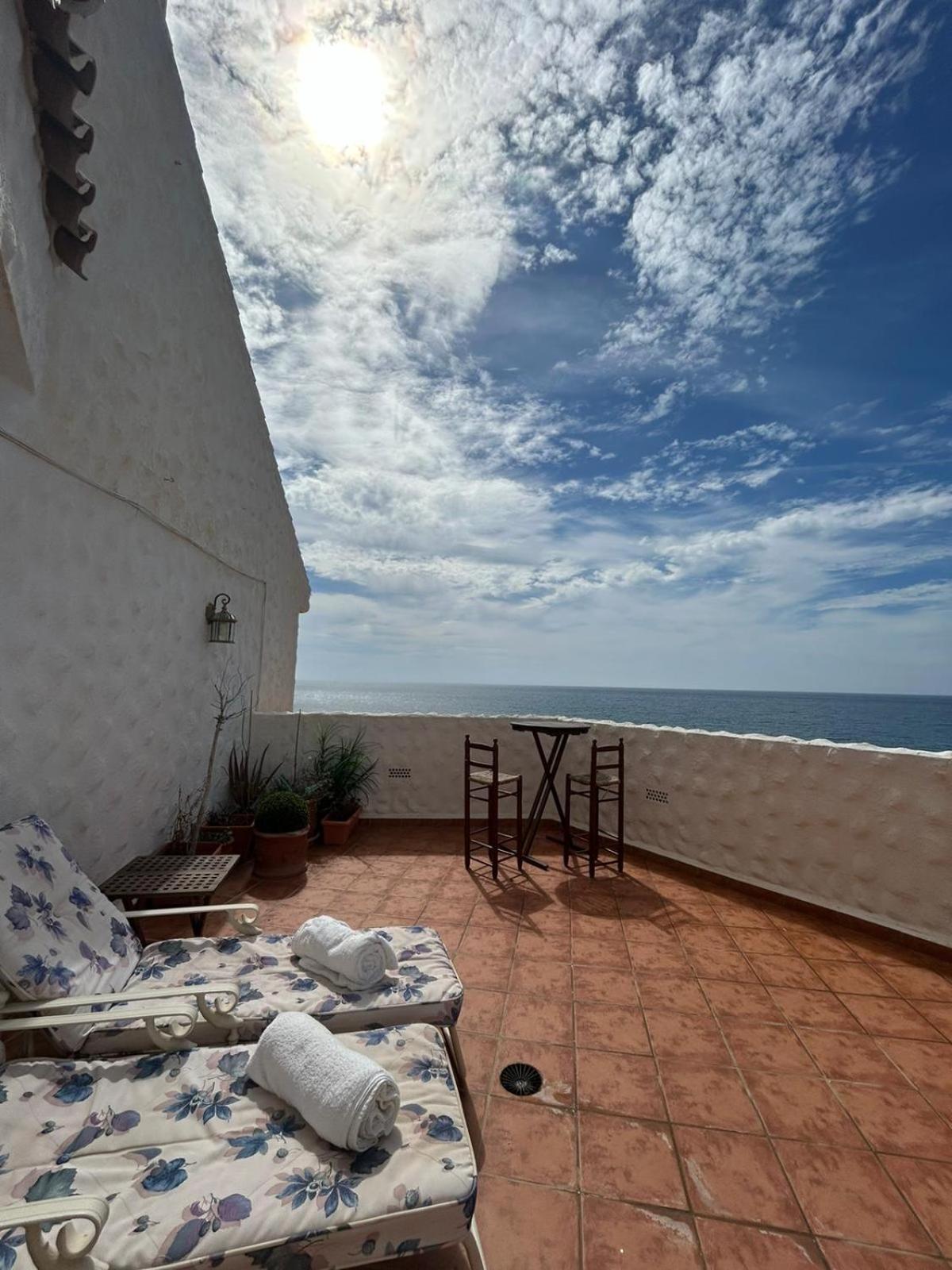 Atico Sobre El Mar Apartment Benajarafe Exterior foto